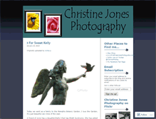 Tablet Screenshot of christinejonesphotography.wordpress.com