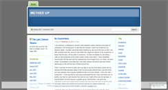 Desktop Screenshot of methedup.wordpress.com