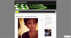 Desktop Screenshot of columnamusical.wordpress.com