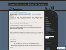Tablet Screenshot of casadeexcursao.wordpress.com