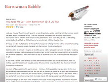 Tablet Screenshot of barrowmanbabble.wordpress.com