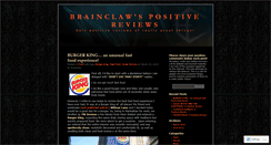 Desktop Screenshot of brainclawpositivereviews.wordpress.com