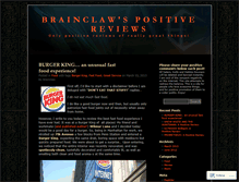 Tablet Screenshot of brainclawpositivereviews.wordpress.com