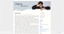 Desktop Screenshot of martinha.wordpress.com