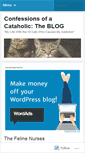 Mobile Screenshot of confessionsofacataholic.wordpress.com
