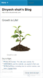 Mobile Screenshot of divyeshshah.wordpress.com