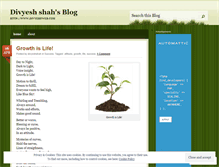 Tablet Screenshot of divyeshshah.wordpress.com