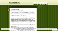 Desktop Screenshot of edpeaceupdate.wordpress.com