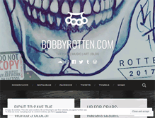 Tablet Screenshot of bobbyrotten.wordpress.com