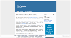 Desktop Screenshot of erikfantasia.wordpress.com