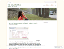 Tablet Screenshot of nguyenthuphuong.wordpress.com