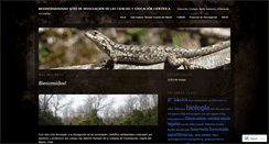 Desktop Screenshot of biodiversidadsah.wordpress.com