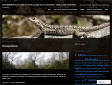 Tablet Screenshot of biodiversidadsah.wordpress.com