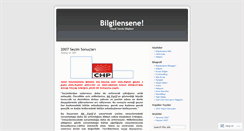 Desktop Screenshot of bilgilensene.wordpress.com