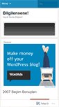 Mobile Screenshot of bilgilensene.wordpress.com