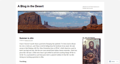 Desktop Screenshot of abloginthedesert.wordpress.com