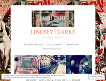 Tablet Screenshot of lindseyclarke.wordpress.com