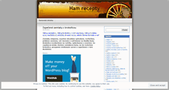 Desktop Screenshot of mojerecepty.wordpress.com