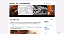 Desktop Screenshot of anthonyhaycabinetmaker.wordpress.com