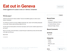 Tablet Screenshot of eatoutingeneva.wordpress.com