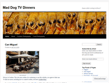 Tablet Screenshot of maddogtvdinners.wordpress.com