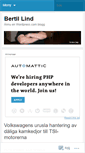 Mobile Screenshot of bertillind.wordpress.com