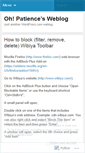 Mobile Screenshot of ohpatience.wordpress.com