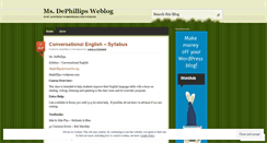 Desktop Screenshot of ldephillips.wordpress.com