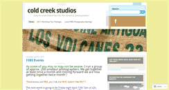 Desktop Screenshot of coldcreekstudios.wordpress.com