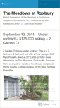 Mobile Screenshot of meadowsatroxbury.wordpress.com
