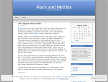 Tablet Screenshot of muckandnettles.wordpress.com
