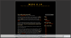 Desktop Screenshot of minie19.wordpress.com