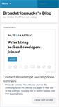 Mobile Screenshot of broadstripesucks.wordpress.com