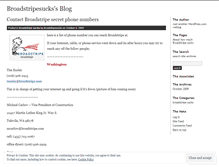 Tablet Screenshot of broadstripesucks.wordpress.com