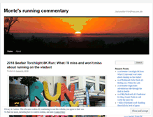 Tablet Screenshot of montesrunningcommentary.wordpress.com