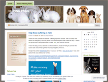 Tablet Screenshot of helpingpaws.wordpress.com
