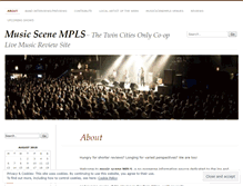 Tablet Screenshot of musicscenempls.wordpress.com