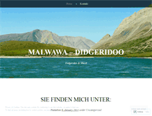 Tablet Screenshot of didgeweltmanfred.wordpress.com