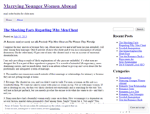 Tablet Screenshot of marryingyoungerwomen.wordpress.com