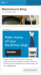 Mobile Screenshot of machaman.wordpress.com