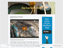 Tablet Screenshot of machaman.wordpress.com