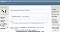 Desktop Screenshot of etherlesslearning.wordpress.com