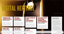 Desktop Screenshot of digitalheritage.wordpress.com