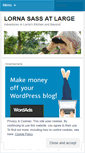 Mobile Screenshot of lornasassatlarge.wordpress.com