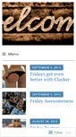 Mobile Screenshot of clackerville.wordpress.com