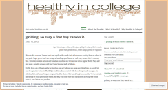 Desktop Screenshot of healthyncollege.wordpress.com