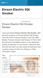 Mobile Screenshot of 5qtsmoker.wordpress.com