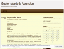 Tablet Screenshot of guatemaladelaasuncion.wordpress.com