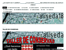 Tablet Screenshot of aliseda18.wordpress.com