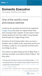 Mobile Screenshot of domesticexecutive.wordpress.com
